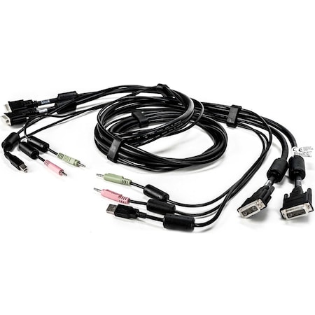 Vertiv Cable Assy, 2-Dvi-I/1-Usb/2-Audio, 6Ft CBL0120